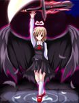  bad_id bad_pixiv_id blonde_hair ex-rumia mary_janes mumei red_eyes rumia shoes solo sword touhou weapon wings 