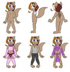  2015 anthro balls blue_eyes bottomless bulge butt clothed clothing crossdressing cute fur girly hair half-dressed leafrunner leafrunnerk legwear male mammal nude open_mouth panties penis plain_background rodent skirt smile solo squirrel standing stockings underwear 