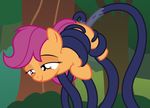  animated badumsquish cub double_penetration equine female feral friendship_is_magic half-closed_eyes mammal my_little_pony outside pegasus penetration scootaloo_(mlp) smile solo suspension tentacles wings young 