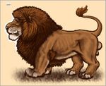  aslan balls dakota-bear feline feral lion male mammal solo 