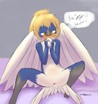  animal_genitalia avian barn_swallow bird cloaca egg female kamperkiller_(artist) oviposition pussy pussy_juice sniffing teenager young 