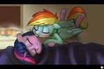  &lt;3 2015 captainpudgemuffin cute duo equine female feral friendship_is_magic hi_res horn licking mammal my_little_pony pegasus rainbow_dash_(mlp) tongue tongue_out twilight_sparkle_(mlp) winged_unicorn wings 