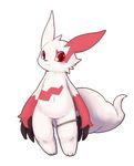  fur higoro kemono nintendo pok&eacute;mon red_eyes video_games white_fur zangoose 