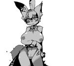  blush breasts bunnygirl_costume cat feline female mammal nipples 黒井もやもや 