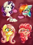  ! &lt;3 2015 angel_(mlp) blush dimwitdog earth_pony english_text equine female feral fluttershy_(mlp) friendship_is_magic horn horse lagomorph male mammal my_little_pony pegasus pinkie_pie_(mlp) pony rabbit rainbow_dash_(mlp) rarity_(mlp) text unicorn wings 