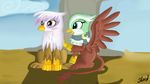  friendship_is_magic gilda_(mlp) greta_(mlp) jbond my_little_pony 
