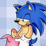  2015 absurd_res amy_rose anthro butt duo erection female fur hair hedgehog hi_res hot_dogging male mammal nude open_mouth penis sex sonic_(series) sonic_the_hedgehog spice5400 tongue video_games 