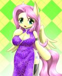  animal_ears big_breasts boots breasts cute equine eyeshadow fluttershy_(mlp) friendship_is_magic fur green_eyes hair horse invalid_tag long_hiar looking_at_viewer makeup mammal my_little_pony nice open_mouth pink_hair pony shy tongue wings yellow_fur 葉塩 
