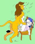  anal anus balls cub feline lion male male/male mammal mike_sherman penis sex young 