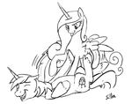  2015 equine female feral friendship_is_magic horn male mammal my_little_pony princess_cadance_(mlp) shining_armor_(mlp) silfoe unicorn winged_unicorn wings 