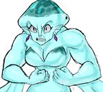  big_breasts breasts cleavage clothed clothing ear_piercing female fish flexing humanoid hyrule_warriors marine muscles muscular_female nintendo piercing princess princess_ruto royalty the_legend_of_zelda video_games zora 
