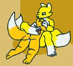  animated breasts canine claws digimon duo female fox machv99 male male/female mammal miles_prower pawpads paws penetration plain_background renamon sonic_(series) vaginal vaginal_penetration 