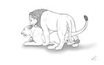  feline female feral lion male male/female mammal reallynxgirl 