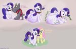  augustbebel equine fluttershy_(mlp) friendship_is_magic mammal my_little_pony rarity_(mlp) vore 