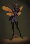  abdomen absurd_res antennae anthro arthropod breasts compound_eyes drooling duo female hi_res human insect insectoid legwear male mammal nipples non-mammal_breasts nude pussy saliva solo_focus stinger stockings tarantula_hawk voyeur wasp wide_hips wings zaggatar 