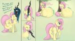  augustbebel comic fluttershy_(mlp) friendship_is_magic my_little_pony queen_chrysalis_(mlp) vore 