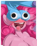  2015 anthro anthrofied balls big_balls big_breasts blush breasts colored duo earth_pony edit equine female friendship_is_magic googly_eyes hair horse huge_balls huge_breasts humor long_hair male male/female mammal my_little_pony nude open_mouth penis pink_hair pinkie_pie_(mlp) pony saliva sanders tea_bagging these_aren&#039;t_my_glasses tongue tongue_out 