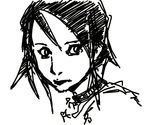  collar female hikari_naikino lips mole potaters sketch 