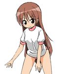  brown_eyes brown_hair buruma gym_uniform long_hair nemuro_nao original solo 