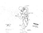  1995 basketball breasts clothing concept_art english_text female gloves lola_bunny monochrome official_art space_jam text warner_brothers wide_hips 
