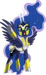  absurd_res alpha_channel armor brunursus equine female feral friendship_is_magic hi_res horn mammal my_little_pony princess_luna_(mlp) solo winged_unicorn wings 