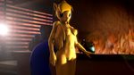  2015 3d anthro anthrofied blonde_hair blue_tail breasts dirty equine female fire friendship_is_magic hair halo_reach helmet horse mammal my_little_pony nipples nude open_mouth pony sage_sentinel smile solo wings xxxzacharywxxx 