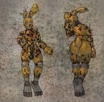  2015 erection five_nights_at_freddy&#039;s five_nights_at_freddy&#039;s_3 lagomorph machine male mammal mechanical penis rabbit robot smile solo springtrap_(fnaf) video_games wires 