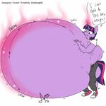  belly big_belly equine friendship_is_magic hand_on_belly mammal my_little_pony twilight_sparkle_(mlp) 