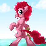  2015 behind-space butt clothing cute earth_pony equine female feral friendship_is_magic horse mammal my_little_pony pinkie_pie_(mlp) pony solo 