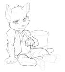  2015 chest_tuft clothing fur hat league_of_legends male mammal muscles pecs plain_background sitting sketch solo spread_legs spreading themonkey top_hat tuft video_games white_background yordle 