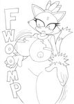  anthro areola big_breasts blaze_the_cat breasts cat erect_nipples feline female huge_breasts mammal nipples snurbles solo sonic_(series) 