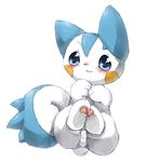  blue_eyes cute kemono mammal nintendo pachirisu pok&eacute;mon rodent squirrel video_games wahitouppe 