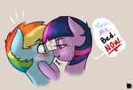  &lt;3 2015 biting_lip blush boop captainpudgemuffin cute english_text equine female female/female feral friendship_is_magic horse mammal my_little_pony pony rainbow_dash_(mlp) smile text twilight_sparkle_(mlp) 