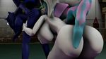  2015 3d anthro areola big_breasts big_butt bradmanx breasts butt cunnilingus equine erect_nipples female female/female friendship_is_magic horn huge_breasts incest mammal my_little_pony nipples nude oral princess_celestia_(mlp) princess_luna_(mlp) sex sibling sisters vaginal winged_unicorn wings 