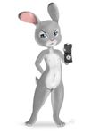  2015 anthro character_from_animated_feature_film disney female flat_chested fur judy_hopps lagomorph mammal nipples pussy rabbit solo zekromlover zootopia 