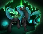  2015 changeling female feral friendship_is_magic madacon my_little_pony queen_chrysalis_(mlp) solo 