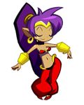  animated animated_gif arabian_clothes ass_shake belly_dancer bouncing_breasts breasts dancing dark_skin harem_pants lowres navel pants pointy_ears ponytail purple_hair shantae shantae:_half-genie_hero shantae_(character) smile wayforward 