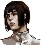  black_hair bob_cut bruno_buccellati jojo_no_kimyou_na_bouken male_focus realistic shicewlysml solo 