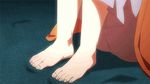  akatsuki_(log_horizon) animated animated_gif barefoot feet footprints log_horizon sand spread_toes toes 
