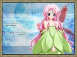  bare_shoulders blue_eyes jewelry liebea_palesch long_hair pink_hair robe rosenkreuzstilette rosenkreuzstilette_freudenstachel solo very_long_hair womi 