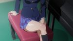  animated animated_gif blue_legwear kneehighs legs legs_crossed love_live!_school_idol_project nishikino_maki pleated_skirt school_uniform sitting skirt socks thighs 