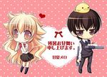  1girl genderswap genderswap_(mtf) hibari_kyouya hibird katekyo_hitman_reborn! lowres sawada_tsunako 