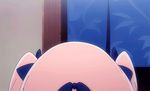  1girl animated animated_gif hair_ribbon hibari_(senran_kagura) necktie pink_eyes pink_hair ribbon screencap senran_kagura 