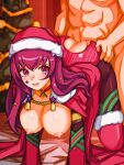  1girl all_fours ass_grab bodysuit breasts breasts_out cape christmas doggystyle fire_emblem fire_emblem_engage fire_emblem_heroes hair_ornament hat hetero holly_hair_ornament mimizunooka multicolored_clothes official_alternate_costume red_bodysuit santa_hat sex sex_from_behind skin_tight star_(symbol) star_hair_ornament star_print tears torn_bodysuit torn_clothes yunaka_(fire_emblem) yunaka_(fire_emblem)_(spirited_envoy) 