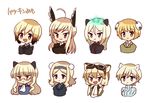  :d ahoge aleksandra_i_pokryshkin animal_ears bear_ears bear_girl blonde_hair blue_eyes bob_cut brave_witches brown_hair carla_j_luksic cat_ears chibi cravat dog_ears erica_hartmann glasses goggles goggles_on_head green_eyes hanna-justina_marseille head_wings heinrike_prinzessin_zu_sayn-wittgenstein hirschgeweih_antennas jane_t_godfrey kodamari long_hair military military_uniform multicolored_hair multiple_girls necktie nikka_edvardine_katajainen noble_witches open_mouth perrine_h_clostermann ribbed_sweater short_hair simple_background smile strike_witches sweater translation_request twintails two-tone_hair uniform upper_body v-shaped_eyebrows white_background world_witches_series yellow_eyes 