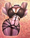 2024 abs absurd_res anthro big_breasts breasts clothing digital_media_(artwork) female hi_res huge_breasts lingerie mammal muscular muscular_anthro scarlet_side simple_background solo thick_thighs underwear wide_hips