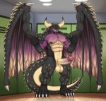 anthro dragon hi_res male mythological_creature mythological_scalie mythology nickgray scalie