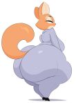 absurd_res anthro arizonathevixen big_breasts big_butt breasts butt canid canine clothing diane_foxington dreamworks female footwear fox hi_res high_heels huge_butt huge_hips huge_thighs mammal narrowed_eyes orange_body solo suit the_bad_guys thick_thighs wide_hips