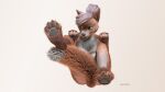 3d_(artwork) anthro arlindafox canid canine digital_media_(artwork) fox hi_res mammal pawpads paws solo