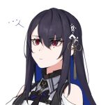  ... 1girl black_hair blue_hair closed_mouth colored_inner_hair dasdokter hair_ornament hololive hololive_english long_hair mole mole_under_eye multicolored_hair nerissa_ravencroft nerissa_ravencroft_(1st_costume) no_horns red_eyes solo spoken_ellipsis two-tone_hair upper_body virtual_youtuber 